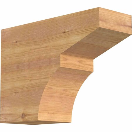 Ekena Millwork Monterey Smooth Rafter Tail, Western Red Cedar, 5 1/2"W x 12"H x 16"L RFT06X12X16MON00SWR